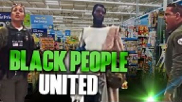 Walmart Security Defeated By Black People Protecting A Black Man From Them