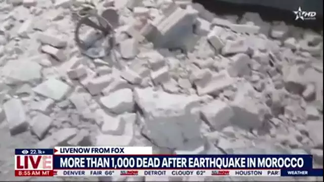 Morocco earthquake - 1,000+ dead, video shows moments 6.8 magnitude quake hit