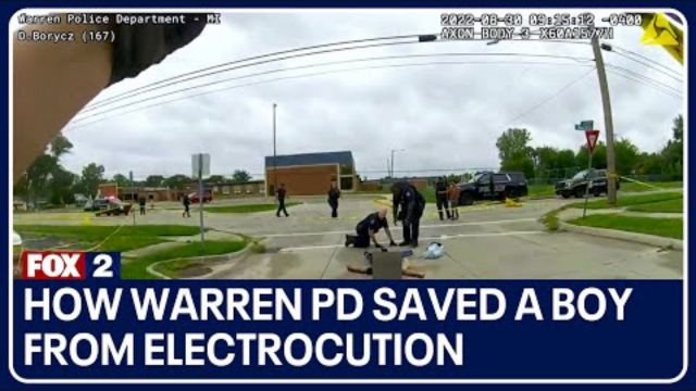 How Warren PD saved an 8 year old boy from death via electrocution