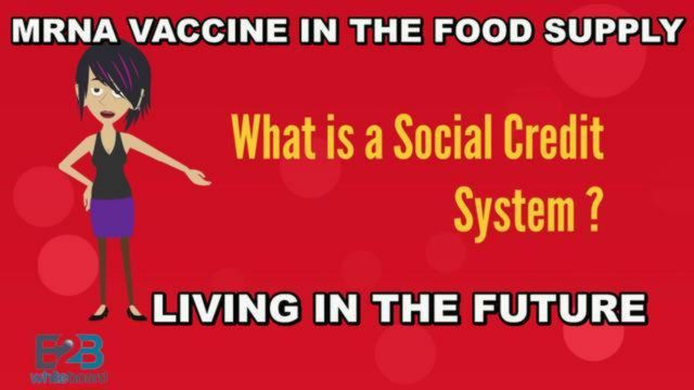 THE VACCINE IS IN THE FOOD SUPPLY - LIVING IN THE FUTURE UNDER THE SOCIAL CREDIT SYSTEM