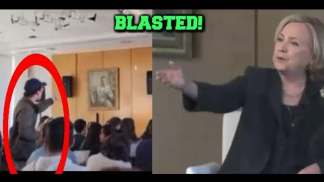 Man Goes Wild Calling Out Hillary Clinton & Warmongers