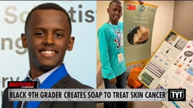 Black Teen Who Created Soap To Treat Skin Cancer Named 'America’s Top Young Scientist'